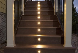 Venkovní osvětlení schodů